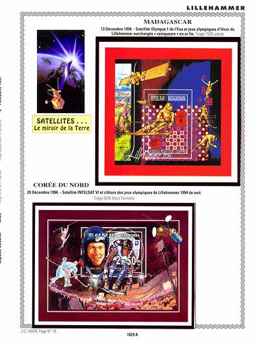 page number _1829_A_ from album espace to collect stamps