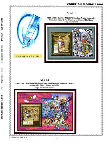 page number _1838__ from album espace to collect stamps