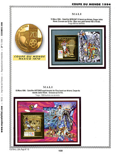 page number _1839__ from album espace to collect stamps