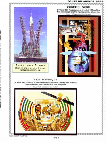 page number _1843_H_ from album espace to collect stamps