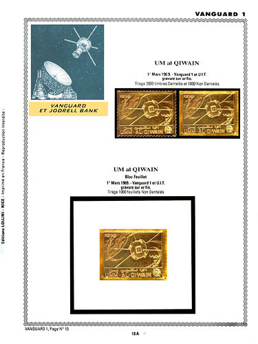 page number _18_A_ from album espace to collect stamps