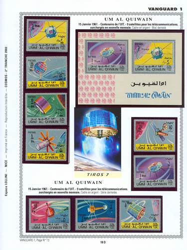 page number _18_D_ from album espace to collect stamps