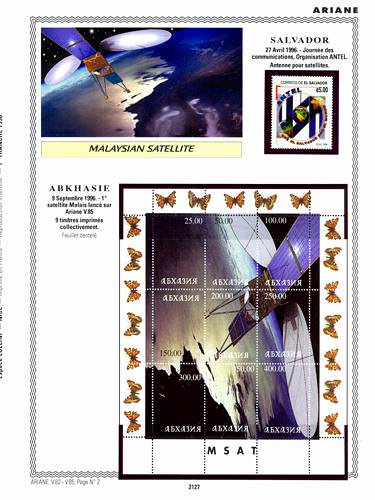page number _2127__ from album espace to collect stamps