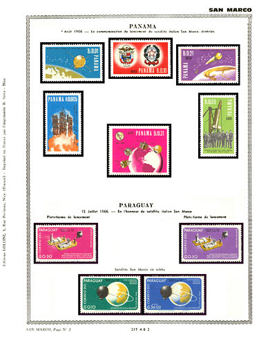 page _217_AB_2 de album collection espace de timbres