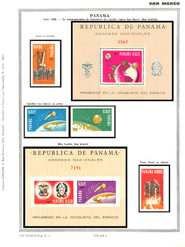 page _217_AB_3 de album collection espace de timbres