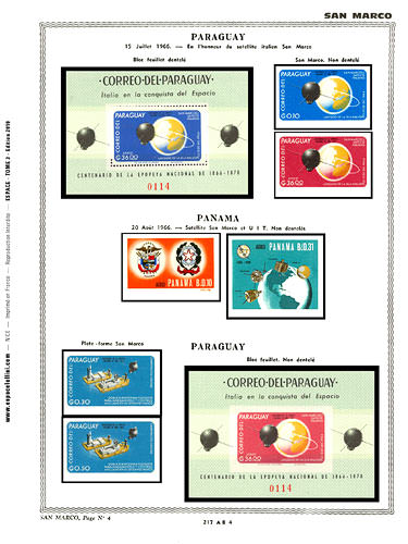 page _217_AB_4 de album collection espace de timbres