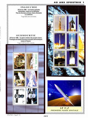 page number _2187_B_ from album espace to collect stamps