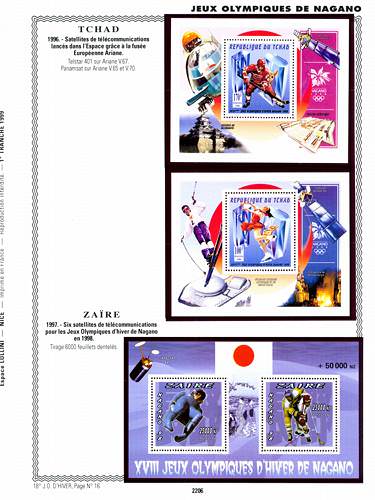 page number _2206__ from album espace to collect stamps