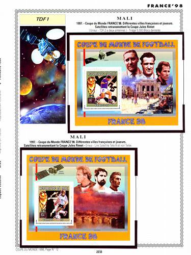 page number _2233__ from album espace to collect stamps