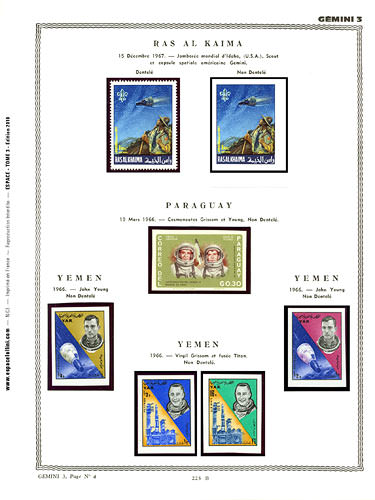 page _225_B_ de album collection espace de timbres