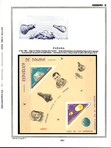 page _225_E_ de album collection espace de timbres