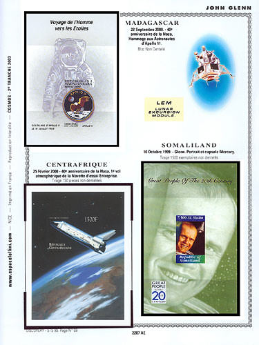 page _2287_AE_ de album collection espace de timbres