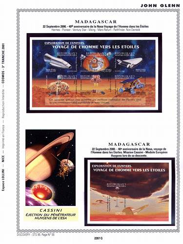 page _2287_Q_ de album collection espace de timbres
