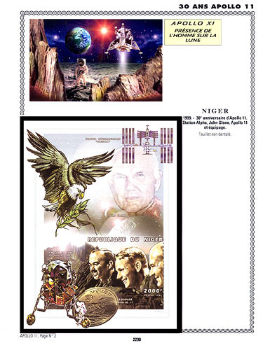 page number _2299__ from album espace to collect stamps