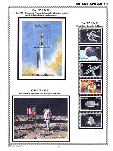 page number _2300__ from album espace to collect stamps