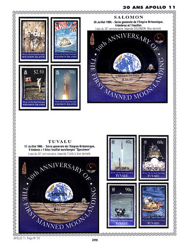 page number _2319__ from album espace to collect stamps
