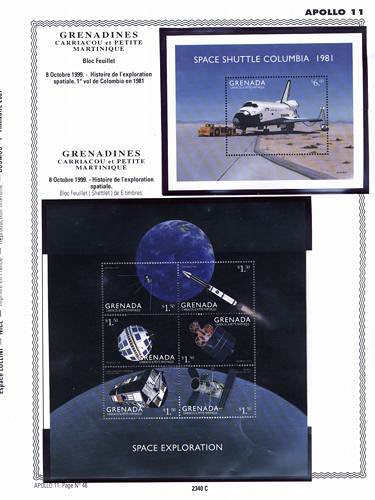 page number _2340_C_ from album espace to collect stamps