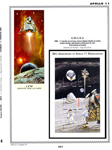 page number _2340_D_ from album espace to collect stamps