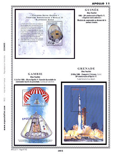 page number _2340_Q_ from album espace to collect stamps