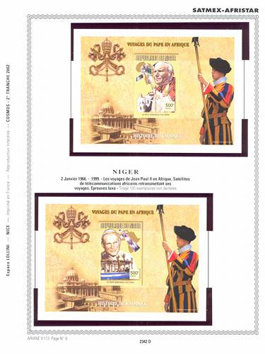 page _2342_D_ de album collection espace de timbres