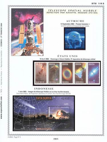 page _2360_A_ de album collection espace de timbres