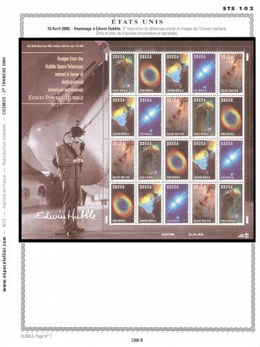 page _2360_B_ de album collection espace de timbres