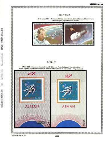 page _238_E_ de album collection espace de timbres