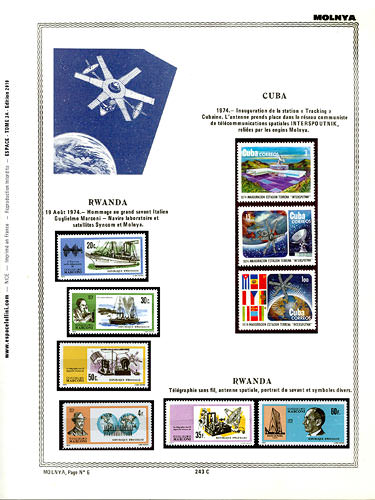 page number _243_C_ from album espace to collect stamps