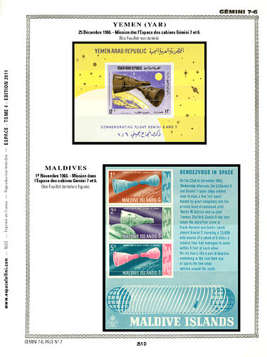 page number _251_D_ from album espace to collect stamps