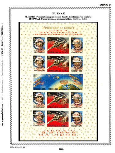 page number _255_A_ from album espace to collect stamps