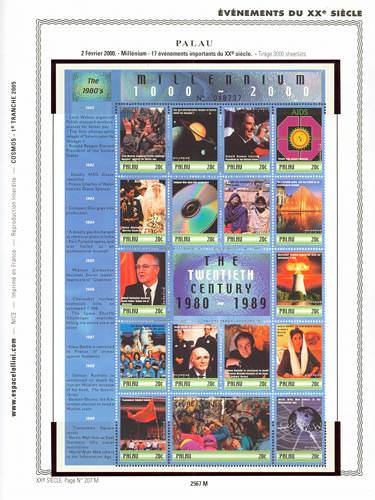 page _2567_M_ de album collection espace de timbres