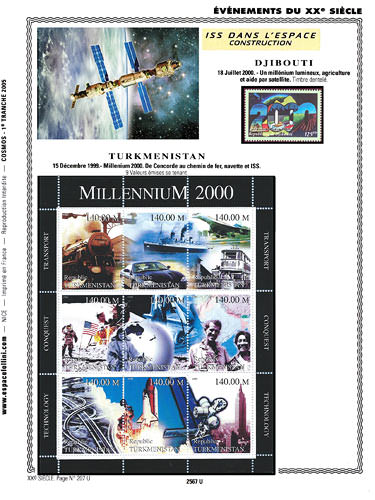 page _2567_U_ de album collection espace de timbres