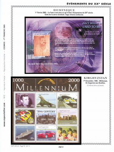page number _2567_V_ from album espace to collect stamps