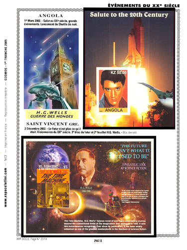 page _2567_X_ de album collection espace de timbres