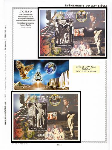 page _2567_Z_ de album collection espace de timbres