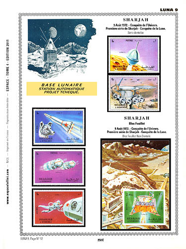 page _258_E_ de album collection espace de timbres