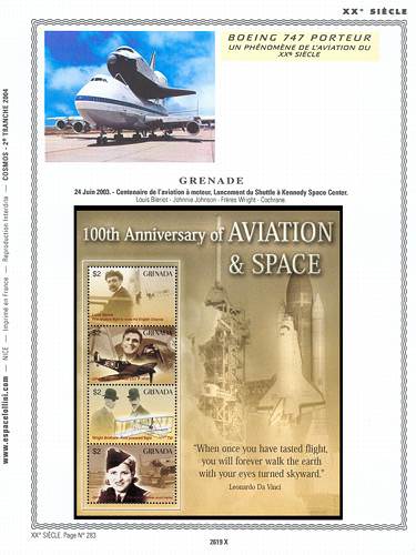 page _2619_X_ de album collection espace de timbres