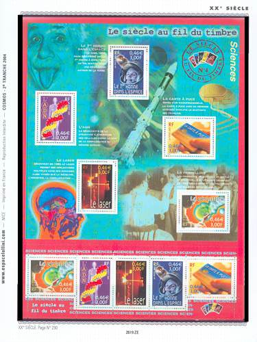 page _2619_ZE_ de album collection espace de timbres