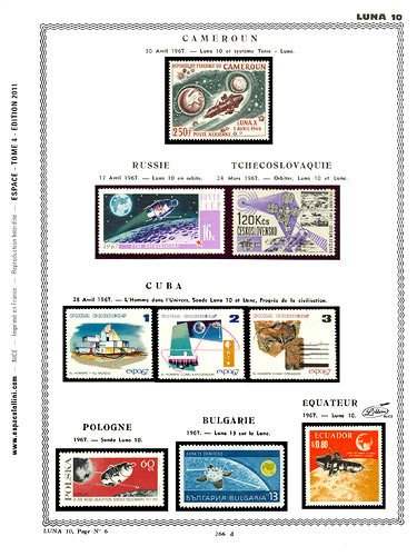 page _266_D_ de album collection espace de timbres