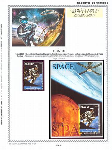 page number _2760_B_ from album espace to collect stamps