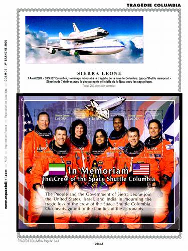 page number _2844_A_ from album espace to collect stamps