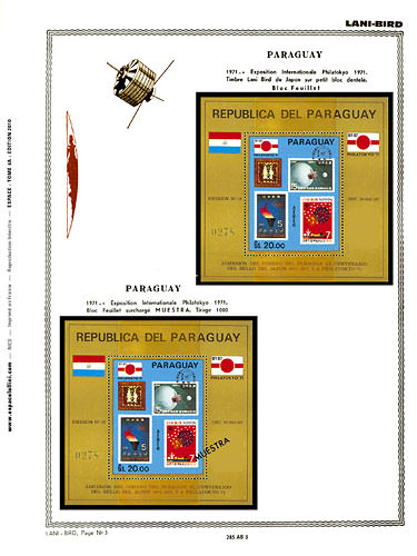 page number _285_AB_3 from album espace to collect stamps