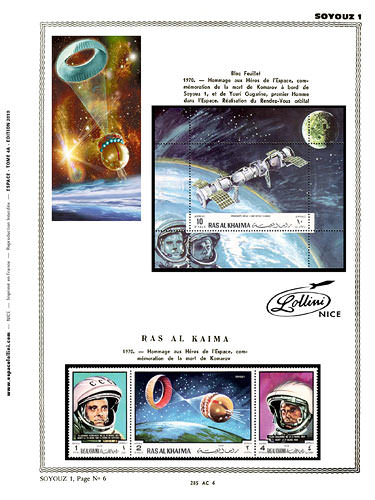page _285_AC_6 de album collection espace de timbres