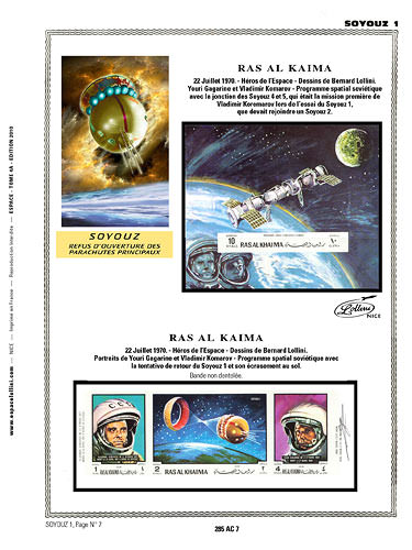 page _285_AC_7 de album collection espace de timbres