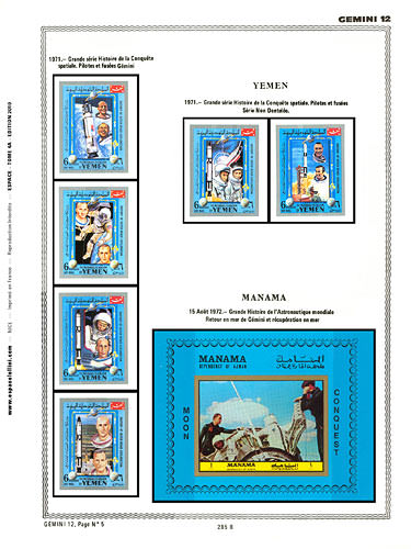 page number _285_B_ from album espace to collect stamps