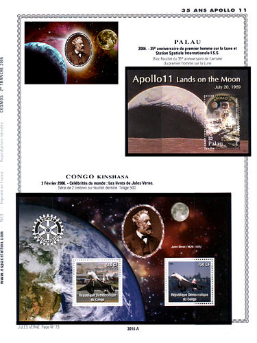 page number _3016_A_ from album espace to collect stamps