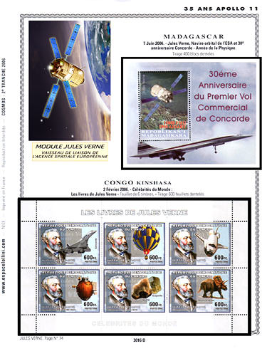 page _3016_B_ de album collection espace de timbres
