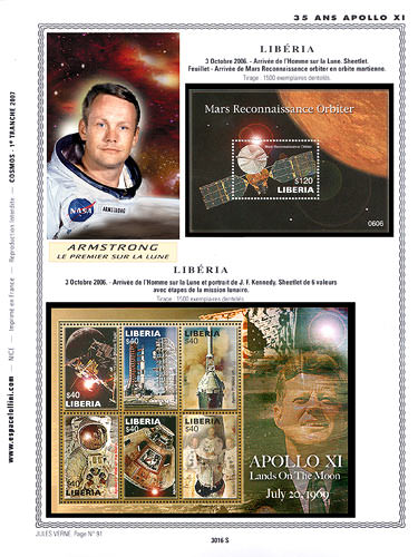 page number _3016_S_ from album espace to collect stamps