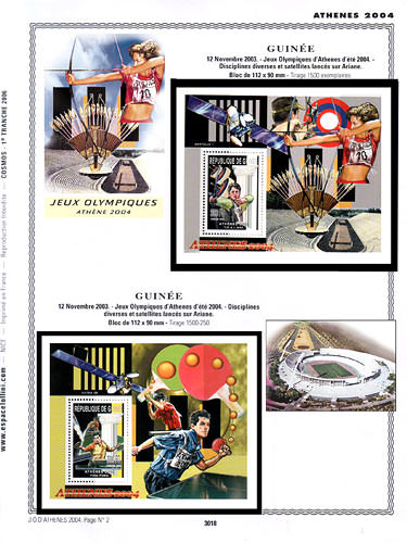 page number _3018__ from album espace to collect stamps
