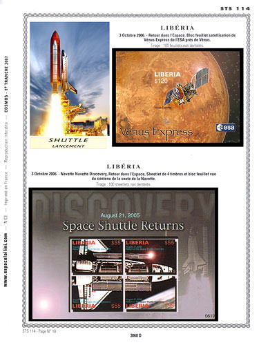 page number _3068_D_ from album espace to collect stamps